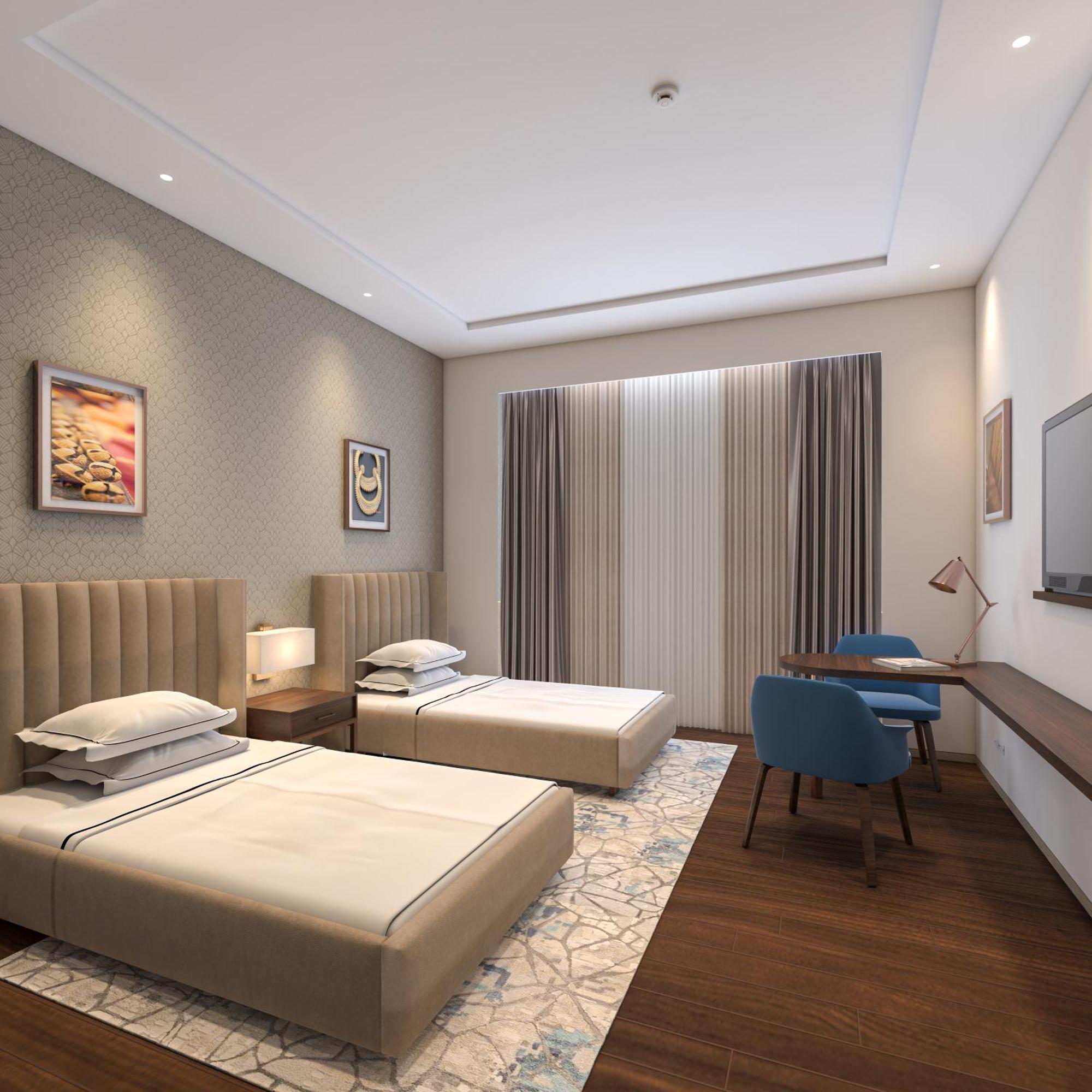 Taj Bangalore Devanahalli Exterior photo A 3D rendering of a hotel room
